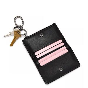 Victoria's Secret Black embellished Key & Card Holder